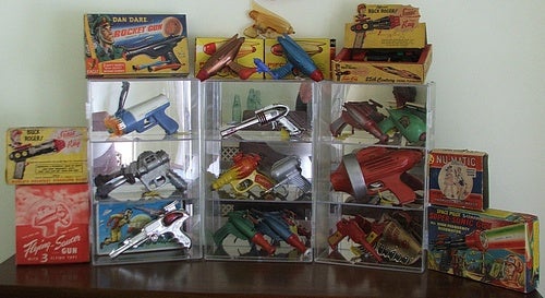 An array of Laser Guns An array of Laser Guns